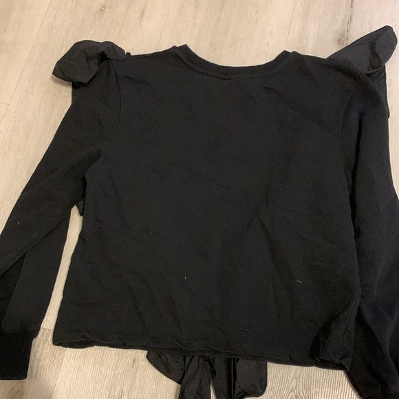 Zara Minnie mouse Disney sweatshirt‎ size S ruffle  black red - Picture 14 of 14